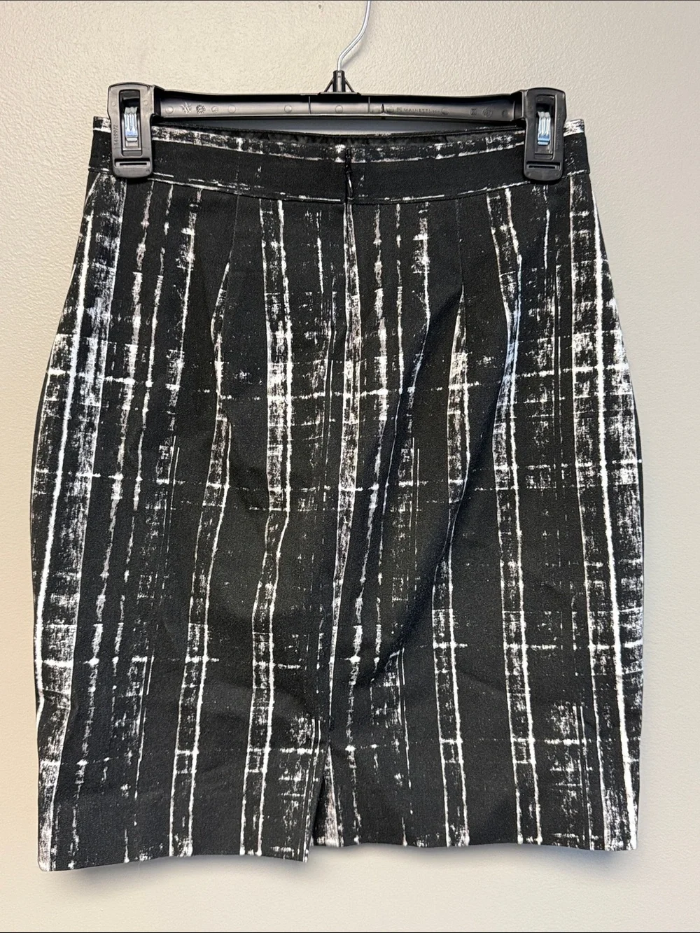 Banana Republic Black White Stretch Pencil Skirt Size 0